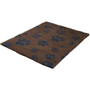 Vet Fleece Bedding   Non-Slip Multi-Paws Vet Bed O Mat black/brown 3.0 H x 121.92 W x 122.0 D cm