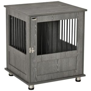 PawHut Pet Cage brown/gray 70.0 H x 60.0 W x 55.0 D cm