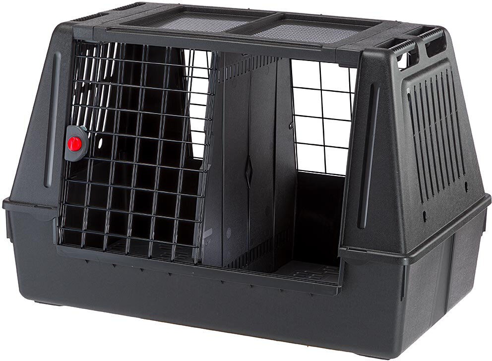 Ferplast Atlas Car Scenic Pet Carrier Black Large (41 - 70 lbs);Medium (26 - 40 lbs);Small (11 - 25 lbs)