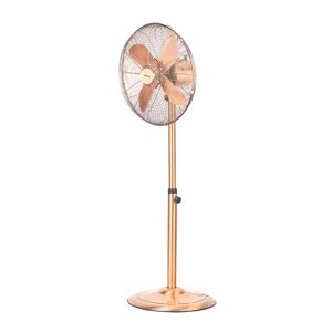Geepas 16 Inch Metal Electric Standing Floor Fan with 3-Speed brown 46.0 H x 60.0 W x 16.0 D cm