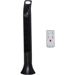 HOMCOM 91.5Cm Oscillating Tower Fan black 91.5 H x 20.0 W x 20.0 D cm