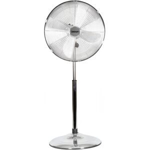 Igenix 16 Inch Oscillating Pedestal Fan gray 120.0 H x 40.64 W x 40.64 D cm