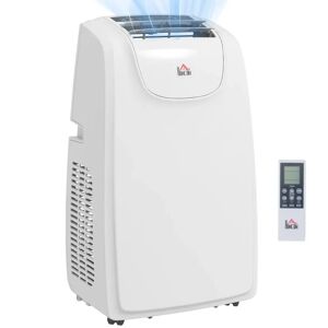 HOMCOM 12000 BTU Energy Star Portable Air Conditioner with Remote 74.2 H x 42.8 W x 38.3 D cm