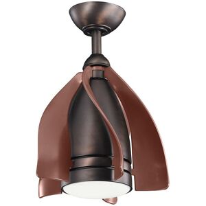 Metro 15Cm Kirzia 5 - Blade Ceiling Fan LED Ceiling Fan with Remote Control and Light Kit Included Champagne 15cm Metro 15Cm Kirzia 5 - Blade Ceiling Fan LED Ceiling Fan with Remote Control and Light Kit Included Champagne 15cm