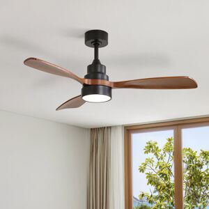 Metro 122CM 3 - Blade LED Standard Ceiling Fan With Remote Control and Light Kit Included Dark Brown Wood Metro 122CM 3 - Blade LED Standard Ceiling Fan With Remote Control and Light Kit Included Dark Brown Wood