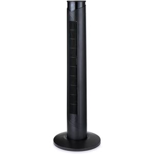 GEEPAS 37" Tower Fan with Remote Control Bladeless Oscillating Cooling Digital Touch Display, 3 Speed Levels 4 Wind Modes With 12H Timer Electric Black 37cm H X 18.5cm W X 14.5cm D GEEPAS 37" Tower Fan with Remote Control Bladeless Oscillating Cooling Digital Touch Display, 3 Speed Levels 4 Wind Modes With 12H Timer Electric Black 37cm H X 18.5cm W X 14.5cm D