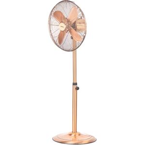 Geepas 16 Inch Metal Electric Standing Floor Fan with 3-Speed brown 46.0 H x 60.0 W x 16.0 D cm