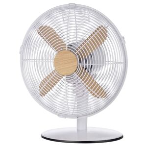 Russell Hobbs 46cm Oscillating Table Fan white/brown 46.0 H x 35.0 W x 29.0 D cm