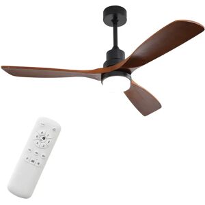 Ivy Bronx Binisha 3 - Blade LED Ceiling Fan with Remote Control and Light Kit Included black 48.0 H x 132.0 W x 132.0 D cm