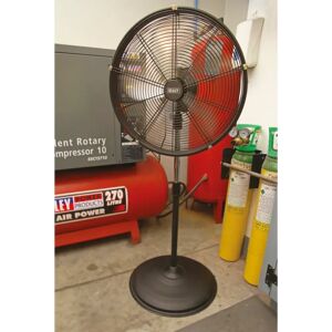 Sealey 51cm Oscillating Pedestal/Standing Fan black 57.6 H x 56.6 W x 28.0 D cm