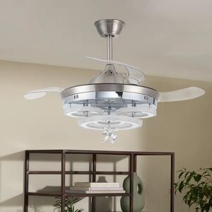 Fairmont Park Herington 3 - Blade LED Ceiling Fan with Remote Control and Light Kit Included gray 48.0 W cm