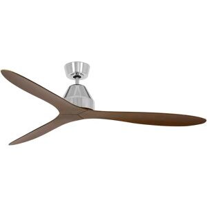 Beacon Lighting 142Cm Lucci 3 - Blade Ceiling Fan with Remote Control brown/gray 30.0 H x 19.0 W x 19.0 D cm