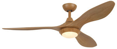 Corrigan Studio 132cm Lowa 3 Blade LED Ceiling Fan with Remote Corrigan Studio  - Size: Corrigan Studio 132cm Lowa 3 Blade LED Ceiling Fan with Remote Corrigan Studio  - Size: