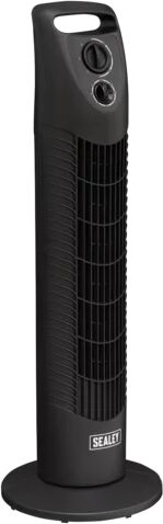 Sealey 80 cm Oscillating Tower Fan Sealey  - Size: 95cm H X 85cm W X 45cm D