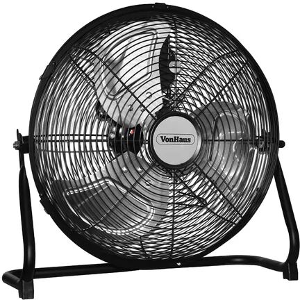 VonHaus Oscillating Floor Fan VonHaus Size: 42cm H x 44cm W x 20cm D  - Size: 115cm H X 47cm W X 13cm D