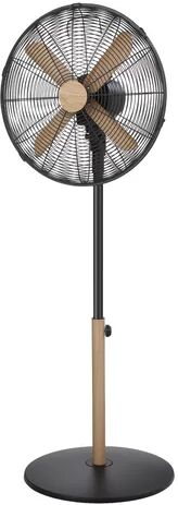 Russell Hobbs 125cm Oscillating Pedestal Fan Russell Hobbs Colour: Black/Brown  - Size: Mini (Less than 15" )