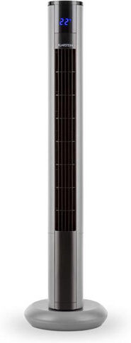 Klarstein Skyscraper 92cm High Velocity Oscillating Tower Fan Klarstein Colour: Matt brushed nickel  - Size: 76.2cm H X 76.2cm W X 3.81cm D Klarstein Skyscraper 92cm High Velocity Oscillating Tower Fan Klarstein Colour: Matt brushed nickel  - Size: 76.2cm H X 76.2cm W X 3.81cm D