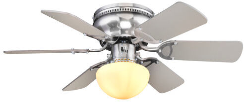 Rosalind Wheeler Verna 6 Blade Ceiling Fan Rosalind Wheeler  - Size: Mini (Under 40cm High) Rosalind Wheeler Verna 6 Blade Ceiling Fan Rosalind Wheeler  - Size: Mini (Under 40cm High)