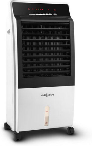 OneConcept Evaporative Cooler with Remote Control oneConcept Finish: White  - Size: 49cm H X 22cm W X 58cm D OneConcept Evaporative Cooler with Remote Control oneConcept Finish: White  - Size: 49cm H X 22cm W X 58cm D