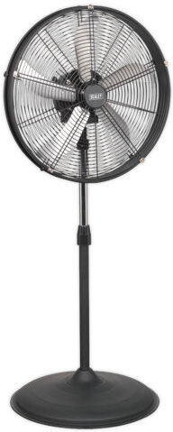Sealey Industrial High Velocity 51 cm Oscillating Pedestal/Standing Fan Sealey  - Size: 110cm H X 28cm W X 28cm D Sealey Industrial High Velocity 51 cm Oscillating Pedestal/Standing Fan Sealey  - Size: 110cm H X 28cm W X 28cm D