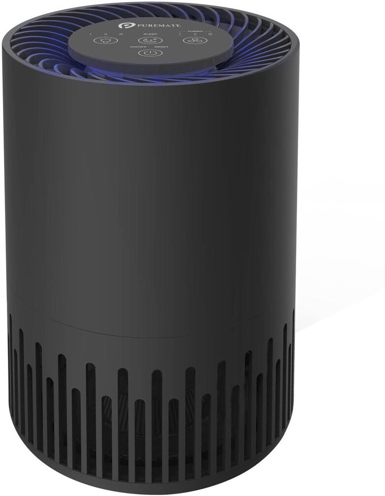 PureMate True HEPA Air Purifier with 4 Speed Settings Black 28cm H X 18cm W X 18cm D