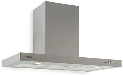 Klarstein Zarah 90cm Wall Mount Cooker Hood Klarstein  - Size: 84.1 cm H x 59.4 cm W Klarstein Zarah 90cm Wall Mount Cooker Hood Klarstein  - Size: 84.1 cm H x 59.4 cm W