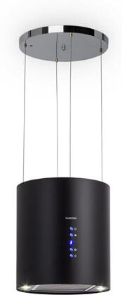 Klarstein Barett 35cm Ductless Island Cooker Hood Klarstein Colour: Black  - Size: 67cm H X 48cm W X 25cm D Klarstein Barett 35cm Ductless Island Cooker Hood Klarstein Colour: Black  - Size: 67cm H X 48cm W X 25cm D