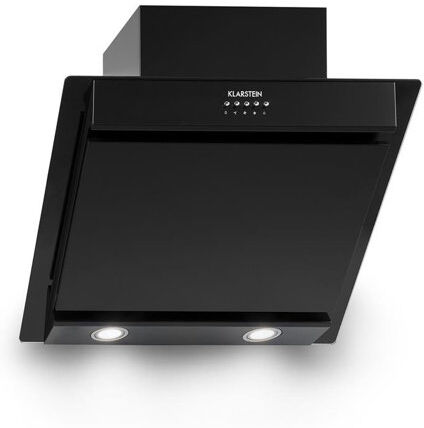 Klarstein Zola 57.5cm Convertible Wall Mount Cooker Hood Klarstein Finish: Black  - Size: 46cm H X 57cm W X 63cm D Klarstein Zola 57.5cm Convertible Wall Mount Cooker Hood Klarstein Finish: Black  - Size: 46cm H X 57cm W X 63cm D