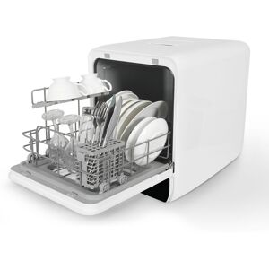 PULUOMIS Mini Tabletop Dishwasher With 5l Water Tank, Countertop Dishwasher With 6 Programs, Freestanding Black;White 45.2cm H X 37cm W X 51cm D PULUOMIS Mini Tabletop Dishwasher With 5l Water Tank, Countertop Dishwasher With 6 Programs, Freestanding Black;White 45.2cm H X 37cm W X 51cm D