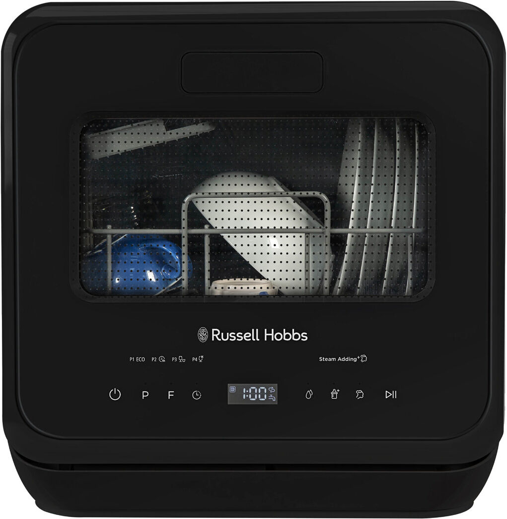 Russell Hobbs 2 Place Setting Table Top Dishwasher Black 43.5cm H X 42cm W X 43.50cm D