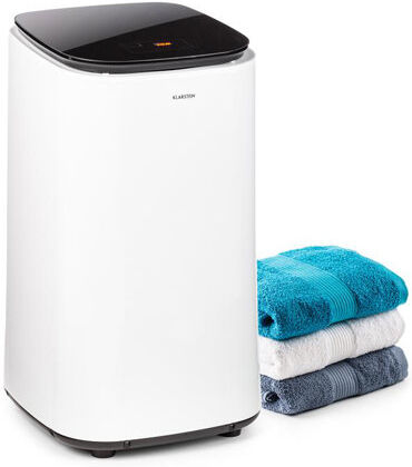 Klarstein Zap Dry 50kg Electric Dryer Klarstein Colour: White/Black  - Size: 75cm H X 44cm W X 39cm D Klarstein Zap Dry 50kg Electric Dryer Klarstein Colour: White/Black  - Size: 75cm H X 44cm W X 39cm D