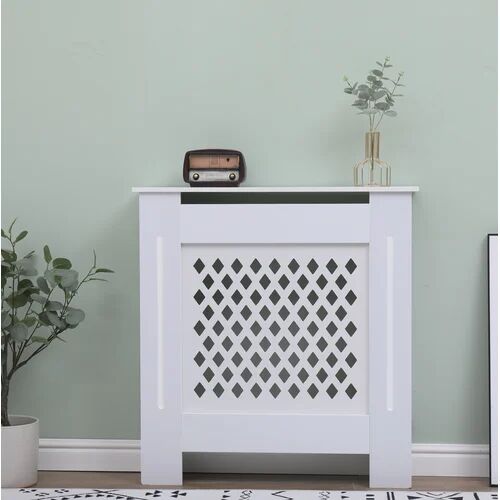 Belfry Heating Taniya Radiator Cover Belfry Heating Size: 82cm H x 78cm W x 19cm D  - Size: Super King - 2 Standard Pillowcases