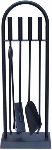 Belfry Heating Lambeth 4 Piece Steel Fireplace Tool Set Belfry Heating  - Size: 95cm H X 95cm W X 5cm D Belfry Heating Lambeth 4 Piece Steel Fireplace Tool Set Belfry Heating  - Size: 95cm H X 95cm W X 5cm D