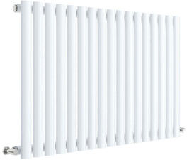 Hudson Reed Horizontal Designer Radiator Hudson Reed Radiator Colour: White  - Size: 75cm H X 49cm W X 44cm D Hudson Reed Horizontal Designer Radiator Hudson Reed Radiator Colour: White  - Size: 75cm H X 49cm W X 44cm D