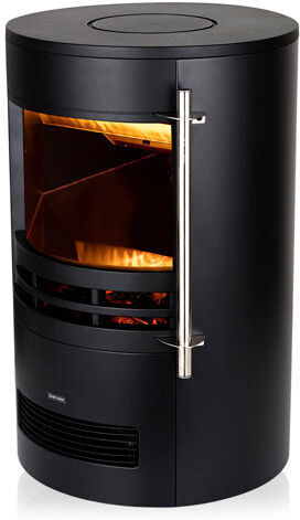 Warmlite Electric Curved Stove Fire Warmlite  - Size: 73cm H X 73cm W X 3cm D Warmlite Electric Curved Stove Fire Warmlite  - Size: 73cm H X 73cm W X 3cm D