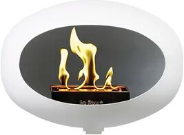 Le Feu by Lauritsen Wall Mounted Bio Ethanol Fire Le Feu by Lauritsen Finish: White 30cm H X 17cm W X 17cm D Le Feu by Lauritsen Wall Mounted Bio Ethanol Fire Le Feu by Lauritsen Finish: White 30cm H X 17cm W X 17cm D