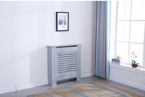 Belfry Heating Mireya Radiator Cover Belfry Heating Radiator Colour: Grey, Size: 82cm H x 78cm W x 19cm D  - Size: 78 cm H x 116 cm W Belfry Heating Mireya Radiator Cover Belfry Heating Radiator Colour: Grey, Size: 82cm H x 78cm W x 19cm D  - Size: 78 cm H x 116 cm W