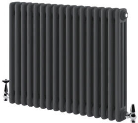 Belfry Bathroom Jayda Horizontal Traditional Colosseum Radiator Belfry Bathroom Radiator Colour: Anthracite, Size: 600mm H x 1190mm W x 70mm D  - Size: 600mm H x 1190mm W x 70mm D Belfry Bathroom Jayda Horizontal Traditional Colosseum Radiator Belfry Bathroom Radiator Colour: Anthracite, Size: 600mm H x 1190mm W x 70mm D  - Size: 600mm H x 1190mm W x 70mm D