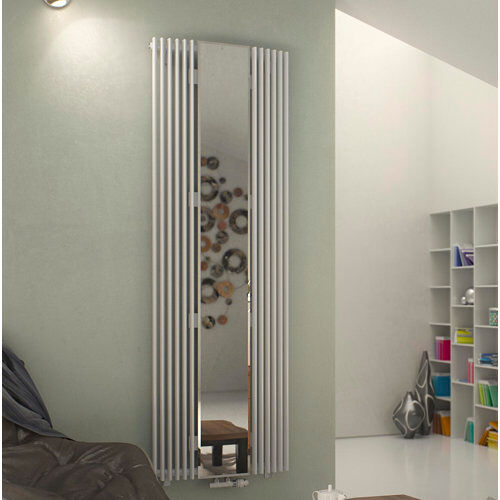 Belfry Heating Andromeda Vertical Designer Radiator Belfry Heating Radiator Colour: White  - Size: 67cm H x 180cm W x 7.1cm D Belfry Heating Andromeda Vertical Designer Radiator Belfry Heating Radiator Colour: White  - Size: 67cm H x 180cm W x 7.1cm D