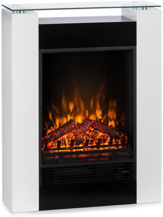 Klarstein Studio Electric Fireplace Klarstein Colour: White  - Size: 50 x 50cm Klarstein Studio Electric Fireplace Klarstein Colour: White  - Size: 50 x 50cm