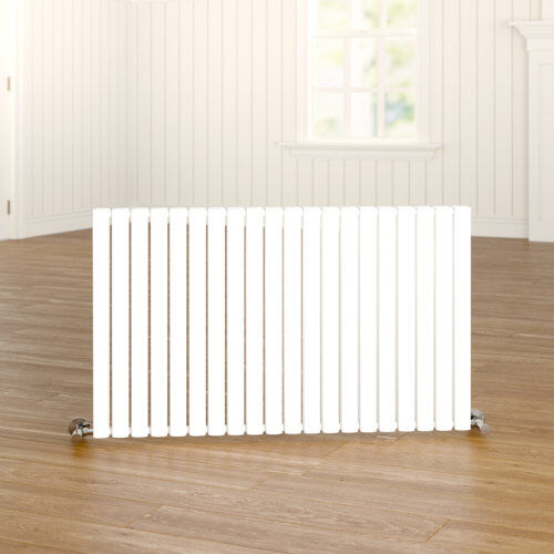 Hudson Reed Revive Horizontal Double Panel Radiator Hudson Reed Size: 63.5 cm H x 117.5 cm W  - Size: 200cm H X 140cm W X 1cm D Hudson Reed Revive Horizontal Double Panel Radiator Hudson Reed Size: 63.5 cm H x 117.5 cm W  - Size: 200cm H X 140cm W X 1cm D