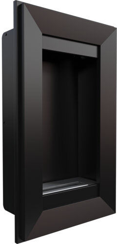 Kratki Charlie Recessed Wall Mounted Bio Ethanol Fire Kratki  - Size: 92cm H X 20cm W X 43cm D Kratki Charlie Recessed Wall Mounted Bio Ethanol Fire Kratki  - Size: 92cm H X 20cm W X 43cm D