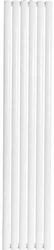 Belfry Heating Carlee Vertical Designer Radiator Belfry Heating Size: 1500mm H x 357mm W x 57mm D  - Size: 600mm H x 1222mm W x 61mm D Belfry Heating Carlee Vertical Designer Radiator Belfry Heating Size: 1500mm H x 357mm W x 57mm D  - Size: 600mm H x 1222mm W x 61mm D