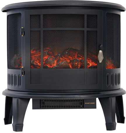Marlow Home Co. Camila Electric Stove Marlow Home Co.  - Size: 206cm H X 263cm W X 59cm D Marlow Home Co. Camila Electric Stove Marlow Home Co.  - Size: 206cm H X 263cm W X 59cm D