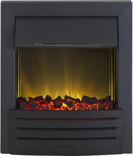 Adam Eclipse Electric Inset Fire Adam Finish: Black  - Size: 110cm H X 121cm W X 38cm D