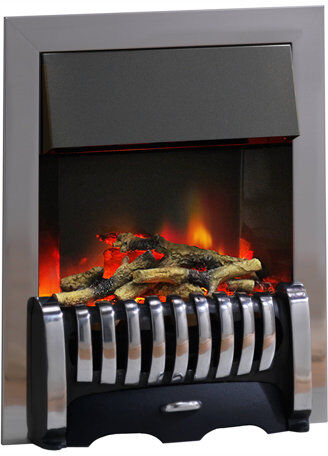 Belfry Heating Demetrius Electric Inset Fire Belfry Heating Finish: Chrome Belfry Heating Demetrius Electric Inset Fire Belfry Heating Finish: Chrome