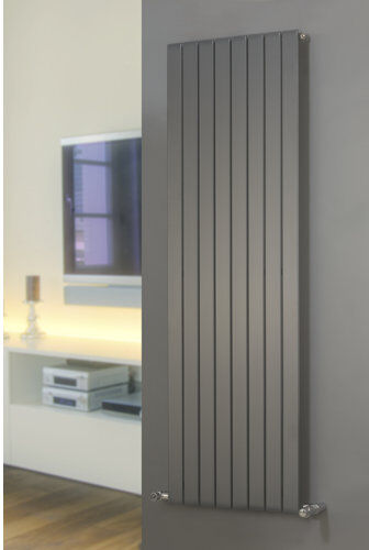 Belfry Heating Andrew Vertical Designer Radiator Belfry Heating Size: 90 cm H x 59.5 cm W x 7.1 cm D, Radiator Colour: Anthracite  - Size: 180 cm H x 59.5 cm W x 7.1 cm D Belfry Heating Andrew Vertical Designer Radiator Belfry Heating Size: 90 cm H x 59.5 cm W x 7.1 cm D, Radiator Colour: Anthracite  - Size: 180 cm H x 59.5 cm W x 7.1 cm D