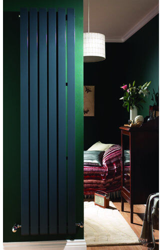 Belfry Heating Andy Vertical Designer Radiator Belfry Heating Size: 180 cm H x 43.5 cm W x 11.9 cm D, Finish: Anthracite  - Size: 6cm H X 32cm W X 32cm D Belfry Heating Andy Vertical Designer Radiator Belfry Heating Size: 180 cm H x 43.5 cm W x 11.9 cm D, Finish: Anthracite  - Size: 6cm H X 32cm W X 32cm D