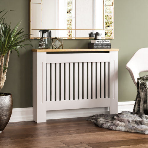 August Grove Beacsfield Radiator Cover August Grove Size: 81cm H x 111cm W x 19cm D, Radiator Colour: White  - Size: Rectangle 120 x 170cm August Grove Beacsfield Radiator Cover August Grove Size: 81cm H x 111cm W x 19cm D, Radiator Colour: White  - Size: Rectangle 120 x 170cm