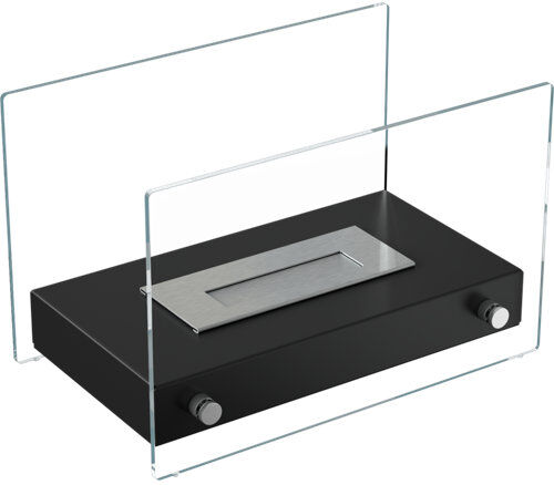 Kratki Hotel Bio Ethanol Fire Kratki Finish: Black  - Size: 75cm H X 36cm W X 42cm D Kratki Hotel Bio Ethanol Fire Kratki Finish: Black  - Size: 75cm H X 36cm W X 42cm D